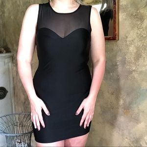 Forever 21 Sheer Sweetheart Mini Dress